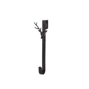 New: Wreath Hook - Matt Black Deer