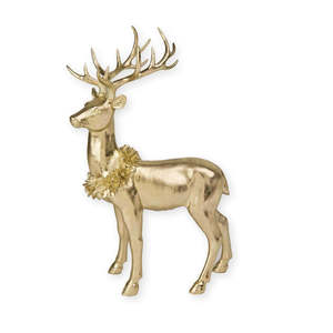 New: Standing Magnolia Deer - Champagne