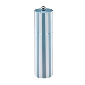 Kitchen Tableware: Chambray Striped Column Salt or Pepper Mill