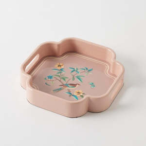 Harmony Bird Tray Pink