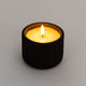 Cement 9cm LED Candle - Black