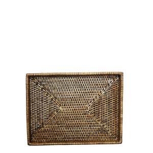 Mini Rattan Rectangle Tray