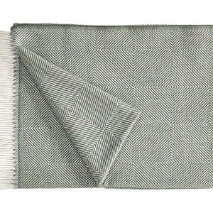 Throws: Christian Fischbacher Noble Throw - Green