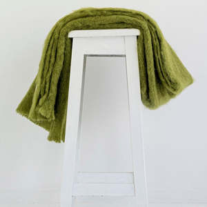 Mohair Throw - Fern