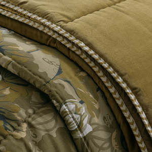 Waterlilly Olive Comforter