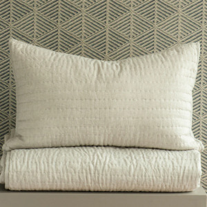 Misaka Oatmeal Pillowsham Pair