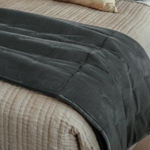 New: Riga Charcoal Comforter 240 x 150cm
