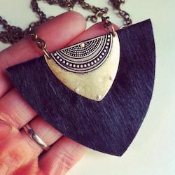 Necklaces: Tribal Necklace-Customise your colour and leather