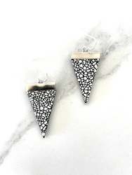 Leather Collection: Mono Mosaic Crackle Leather Spears