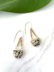 Gemstone Collection: Dalmatian Jasper Gem Dangles