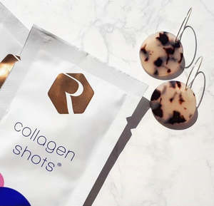 The Odi Edit: Tortoiseshell Disc Hoops Blonde or Amber