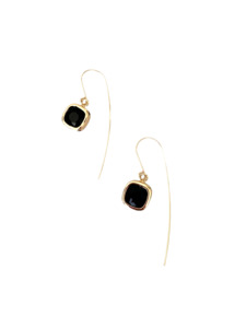 Odi Luxe: Glass Cushion  on Statement Ear Wires