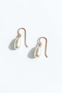 Odi Luxe: Rose Gold Filled Pearl Droplets
