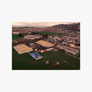 Gifts For Dad: Tent Village Aerial Photo Print