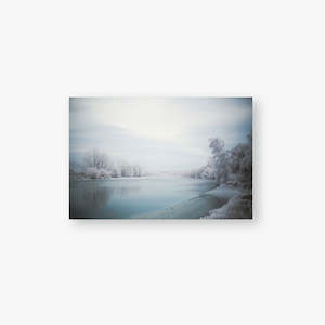 Gift Ideas: Hoarfrost on Lake Ruataniwha Photo Print