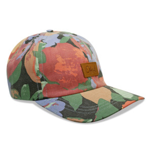 Floral image - 6 panel dad hat