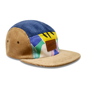 58th Drop: Upcycle Tan/Blue - 5 panel