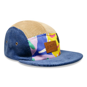 58th Drop: Upcycle blue/Tan - 5 panel