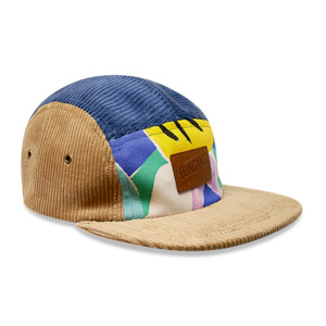 58th Drop: Upcycle Tan/Blue - 5 panel