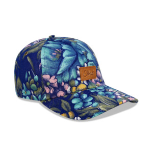 Turquoise Garden  - 6 panel dad hat