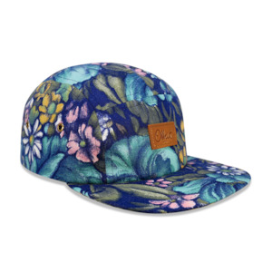 60th Drop: Turquoise garden - 5 panel