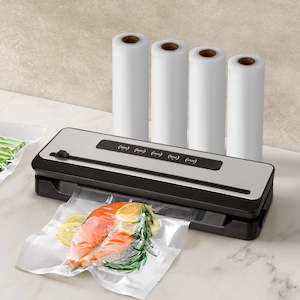 Devanti Food Vacuum Sealer Machine 32cm | 4 Modes with 4 free bag rolls (28cm)