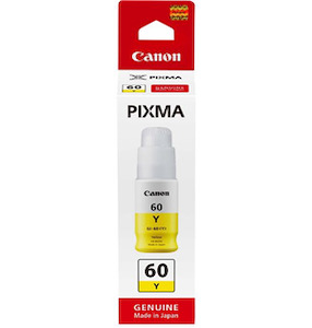 Canon Consumables: Canon GI60Y Yellow Pixma Endurance Ink Bottle