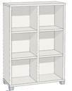 Storage Cabinets: 2 Wide Cubby Storage - 3 Cubby Holes High