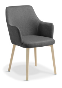 Hospitality: Eden Olli Chair Timber Look Base