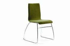 Vercelli Chair Upholstered with Skid Base