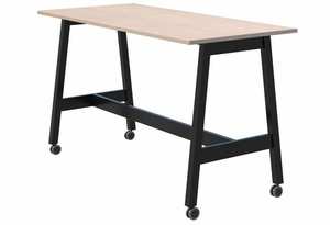 Hospitality: Modella Bar Leaner with Wheels 1500 x 800