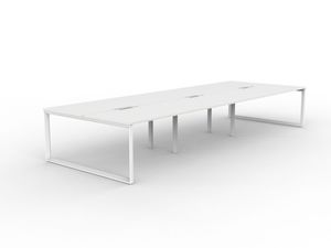 Desks Workstations And Reception Counters: Anvil System 1500 x 800 - Pod of 6