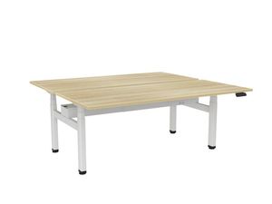 Height Adjustable: Knight Haven Electric Double Sided Desk 1800