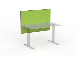 Screens Partitions: Active 25 Desk Hung Screen - 1200W x 800H