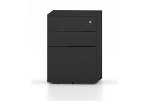 Cube Steel 2 Draw and File Mobile - Black