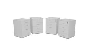Mobile Drawers: Accord 2 Draw and File - Non Locking