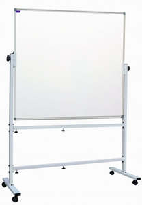 Whiteboards Noticeboards: Mobile Pivoting Whiteboards - Acrylic - 1200 x 1800