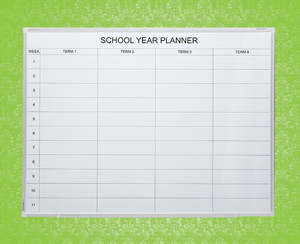 Clarity Porcelain Planner WhiteBoards - 900 x 1200 (Year, Term or School)