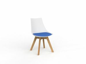 Visitor Conference: Knight Group Luna Chair with Oak Base