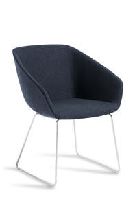 Reception Chairs: Barker Sled Base