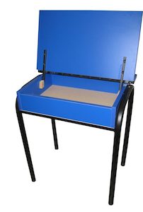 Fixed Height Desks: Flip Top Student Desk