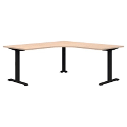 Workstations 1: Summit II Fixed Height 90° Corner Workstation Desk