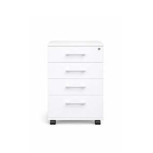 Sonic White 4-Drawer Mobile