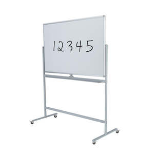 Office Accessories: Mobile Pivoting Double-Sided Whiteboard