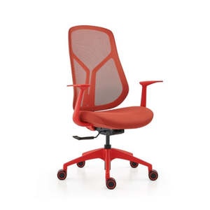 Mobel Yara Mesh Back Office Chair in Red