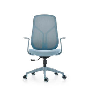 Mobel Yara Mesh Back Office Chair in Blue