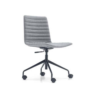Mobel Maven Fully Upholstered Swivel Meeting Chair