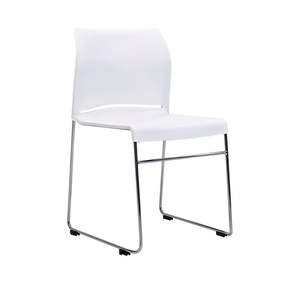 Conference Chairs: Buro Envy Silver Sled Chair (Minimum Order 4)
