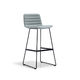 Maven Upholstered High Back Bar Stool in Pale Blue *Clearance*