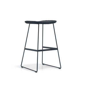 Bar Stools: Mobel Maven Bar Stool with Upholstered Seat